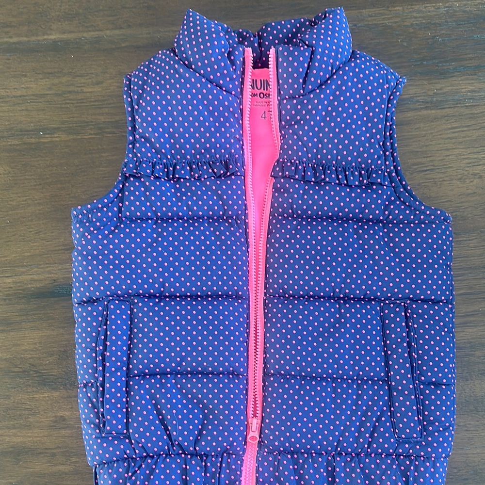 OshKosh B'gosh Polka Dot Puffer Vest